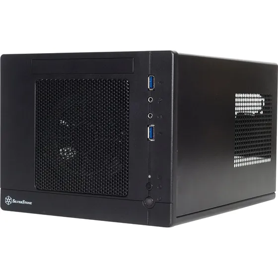 SilverStone SG05BB-Lite Mini ITX Kabinet - Sort
