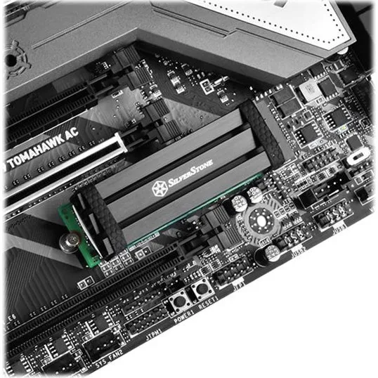 SilverStone TP02-M2 M.2 Passive Cooler Sort