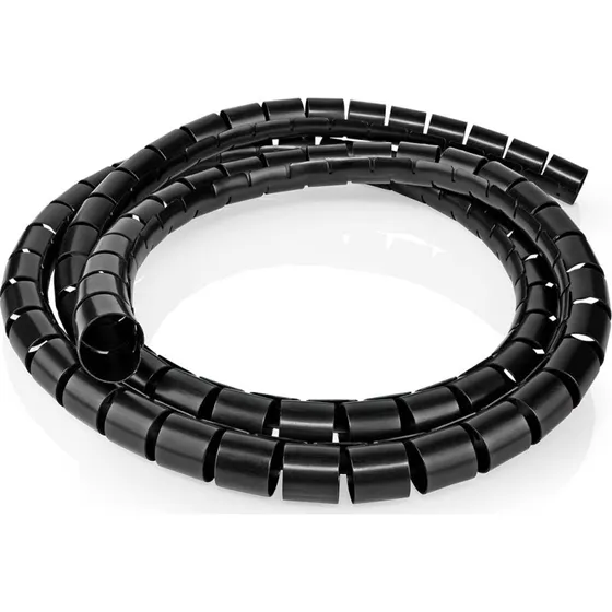 Nedis Kabel Management Spiralærme 100 mm Sort