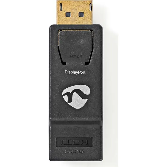 Nedis DisplayPort til HDMI adapter 4K@30Hz, guldpladeret, antracit