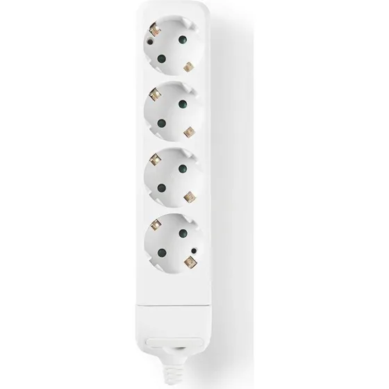 SCHUKO 4-vejs Udvidelse Socket med Børnesikring, Type F, 16 A, 3680 W