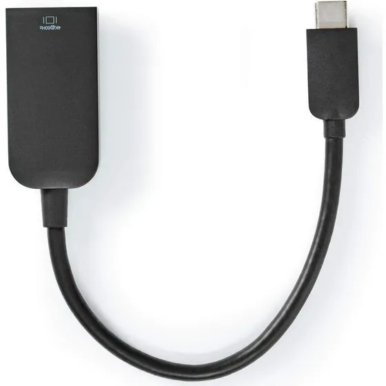 Belkin USB-C til HDMI Adapter, 4K@60Hz, Nikkelplateret, 0,2 m, Sort