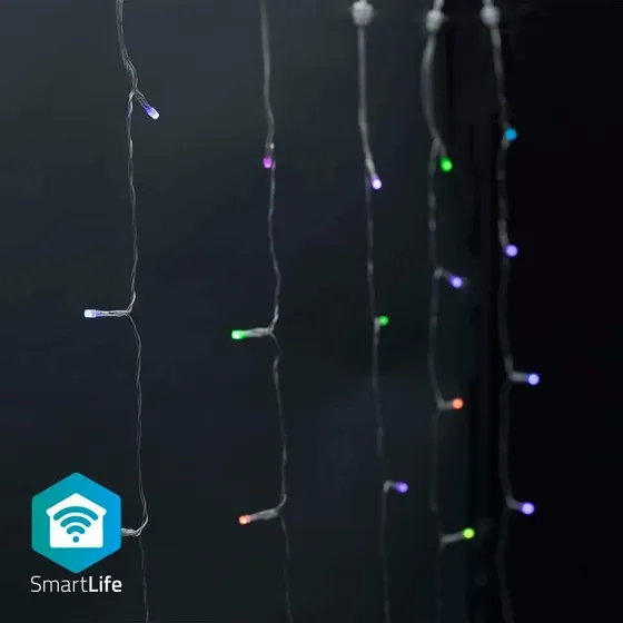 Nedis SmartLife jluelys | RGB Gardin | 3 m | Wi-Fi | Android/iOS