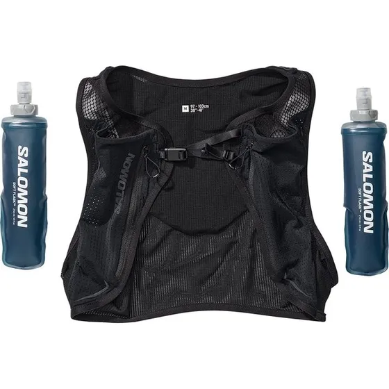 Salomon Pulse 2 Set løbevest med flasker – sort