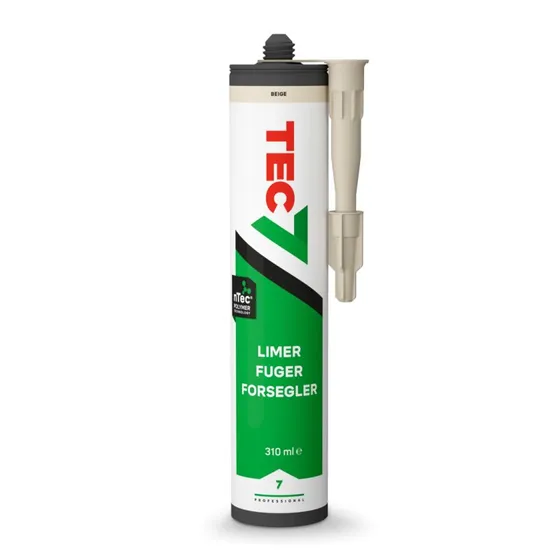 Tec7 Lim/Fugemasse Beige 310 ml