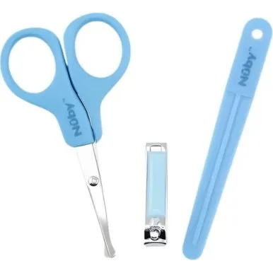 Nüby Evolutive Nail Care Set Blue, 3 dele