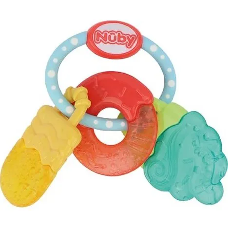 Nuby Icy Bite Sweets Bidering Gul/Turkis/Rød + 3M