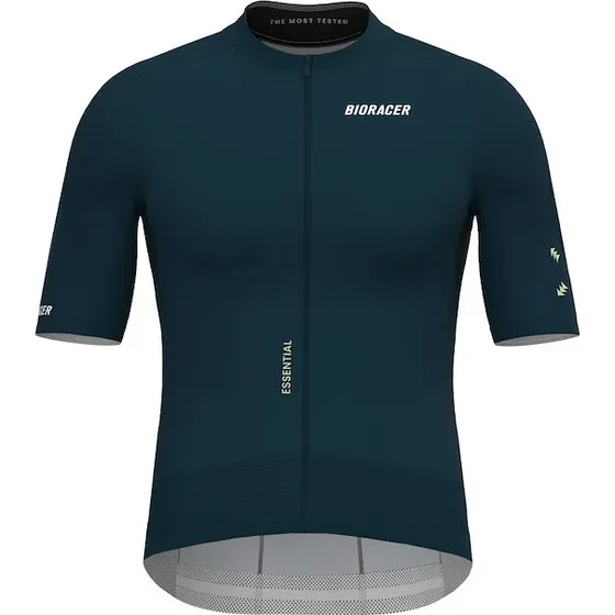 Bioracer Epic Essential Cykeltrøje Korte Ærmer Graphite Blue Herre 2XL
