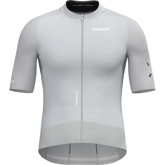 Bioracer Epic Essential Cykeltrøje Korte Ærmer Cool Grey Herre
