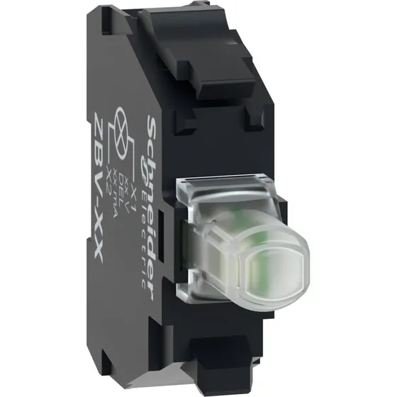 Lysmodul Universal LED 12V, krombelagt, Ø22 mm
