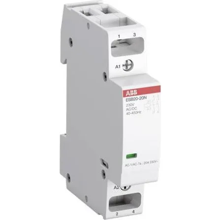 ESB20-02N-06 Installationskontaktor, 2-pol, DIN-skinne