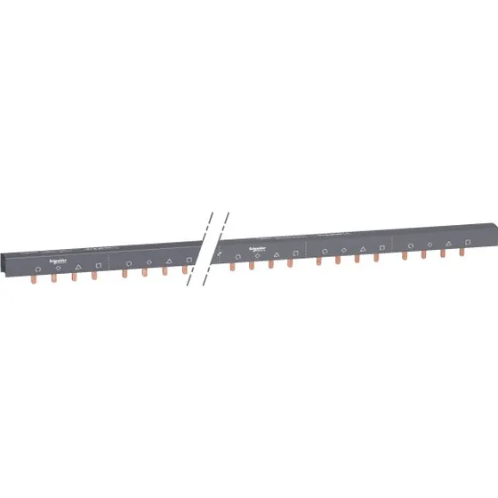 Schneider Electric Sløjfeskinne 4P+9mm 100A 57M