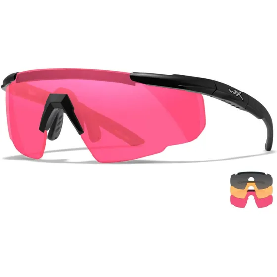 Wiley X Saber Advanced – 3 linser (Smoke/Rust/Vermillion)