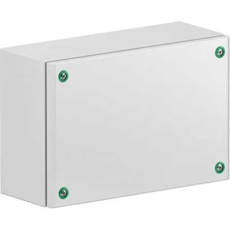 Klemkasse i Metal 200x300x120 RAL 7035 IP66 IK10