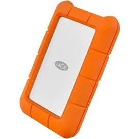 LaCie Rugged Secure 2TB USB-C, Orange/Hvid