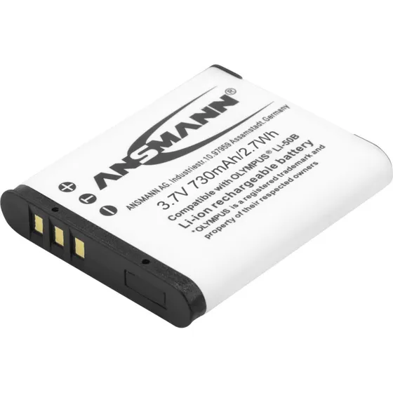 Ansmann A-Oly LI 50 B 770mAh Lithiumionbatteri til Olympus