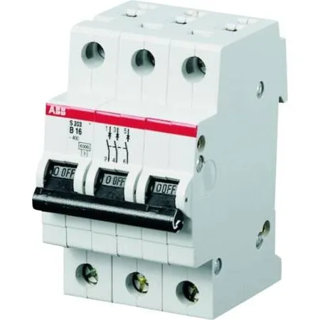 ABB Tmax Automatsikring C16A 3P 6kA 3M
