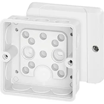 Hensel DE9321 Membrandåse 88x88 mm hvid uden klemmer