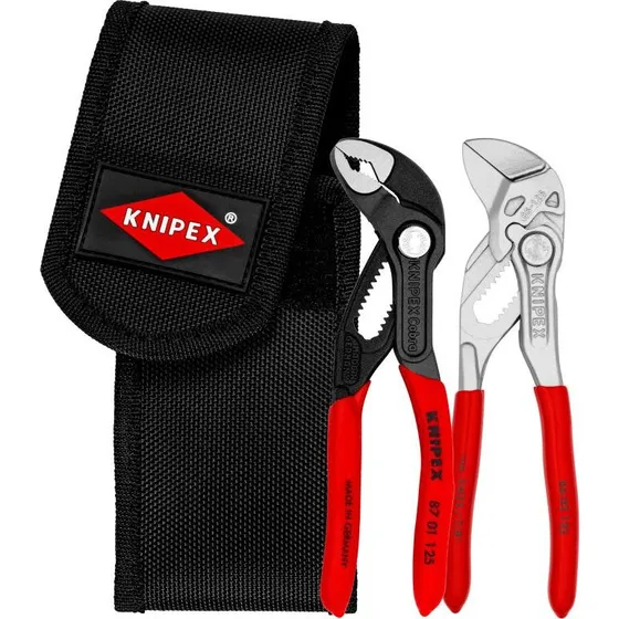 Knipex 00 20 72 V04 Mini Tangsæt 125mm, 2 dele i bæltepose