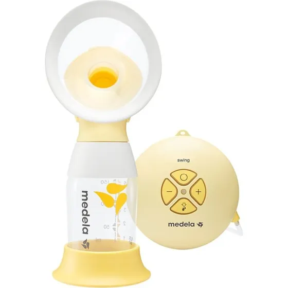 Medela Swing Flex Elektrisk Brystpumpe med 21 mm og 24 mm Brystskjolde