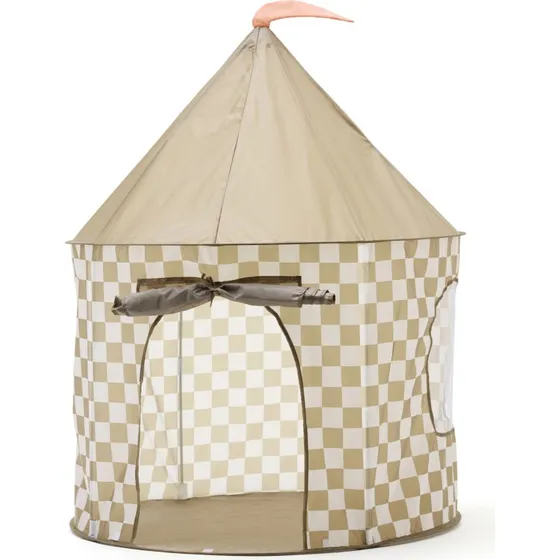 Kids Concept Legetelt Khaki med Tern 100x100x130 cm
