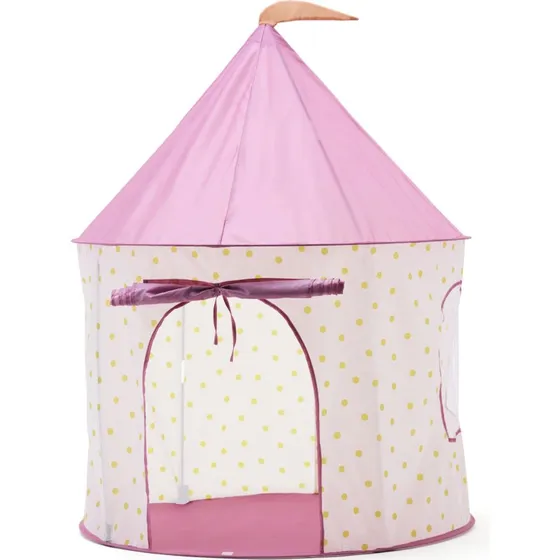 Kids Concept Legetelt Rosa med Prikker 100x100x130 cm