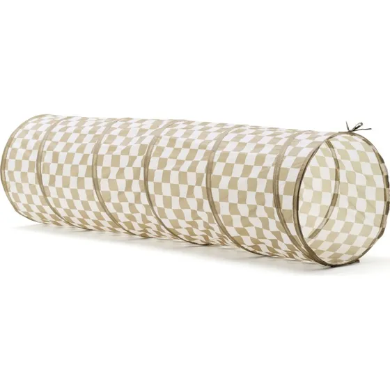Kids Concept Legetunnel, Khaki med Tern – 18 måneder+