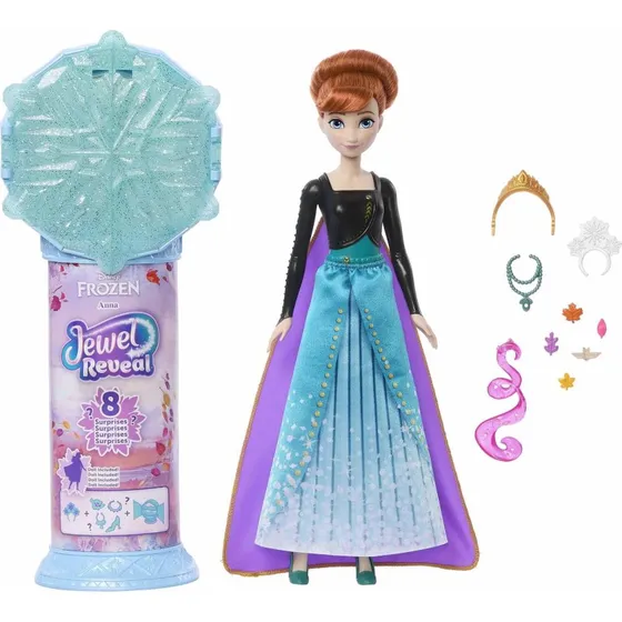 Mattel Disney Frozen Anna Jewel Reveal Dukke