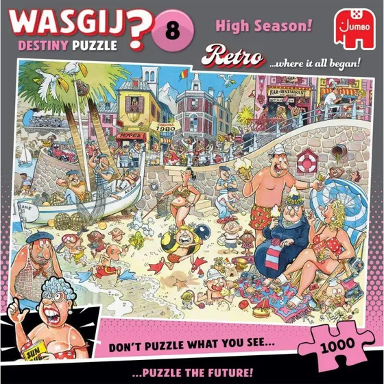 Wasgij Retro Destiny 8 – High Season! (1000 brikker)