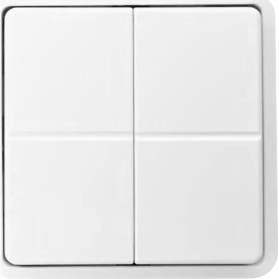 FUGA Zigbee 4-tryk batteriløs hvid