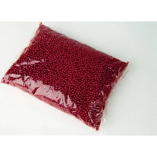 Voksperler Rød 4 mm 500 g