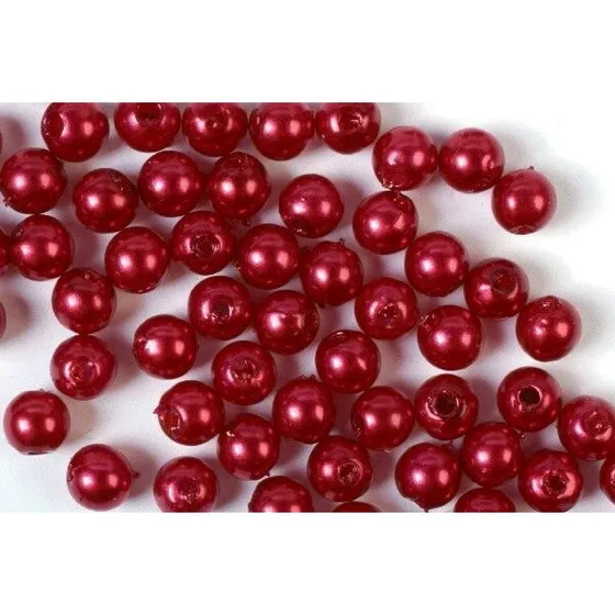 Voksperler Rød 8 mm 500 g