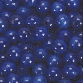 Træperler 8mm Mørkeblå 1000 stk