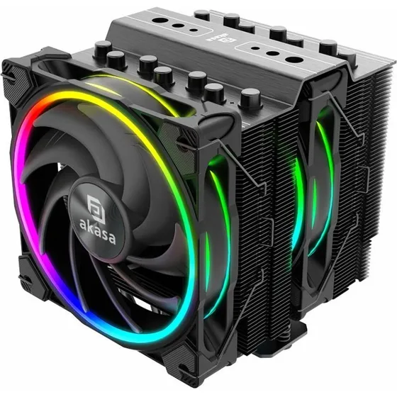 Akasa SOHO H7 120 mm CPU-køler, sort