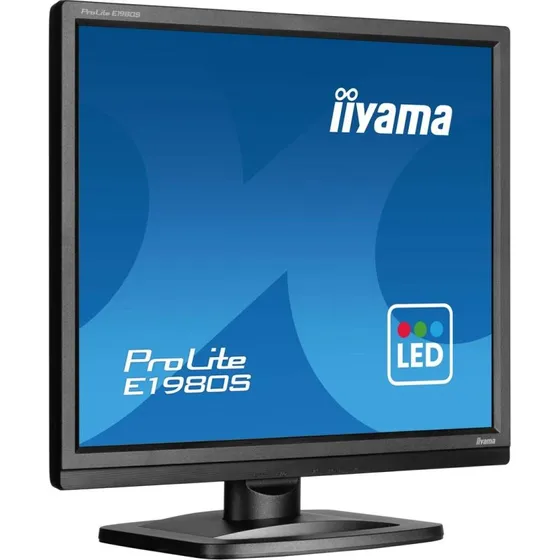 iiyama ProLite E1980S-B1 19" LED-skærm, 1280x1024, sort
