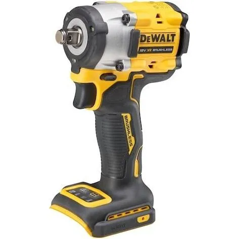 DeWALT DCF921NT 18V 1/2" Børsteløs Slagnøgle 600 Nm, Sort/Gul