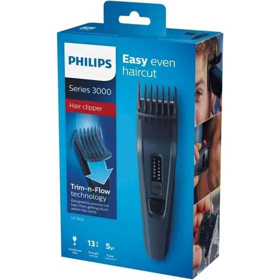 Philips Series 3000 HC3505 Hårklipper 0,5–23 mm