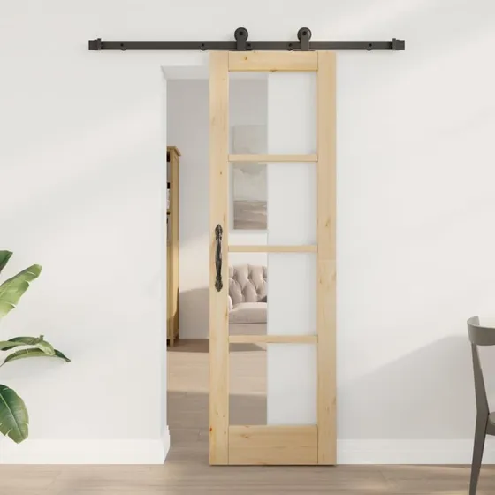 vidaXL ORKDAL Skydedør Natur 61 x 198,5 cm