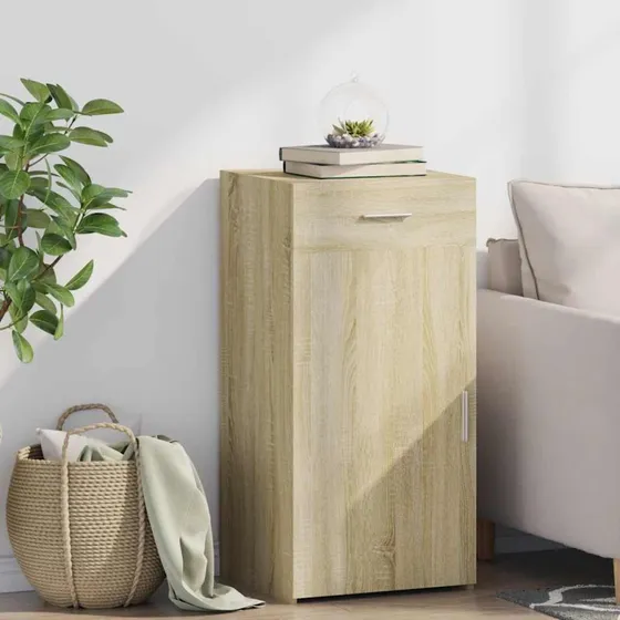 vidaXL Skab 45x42,5x93 cm i Konstrueret Træ – Sonoma-Eg