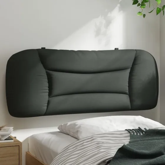 vidaXL Sengegavlshynde Hvar, mørkegrå, 100 cm