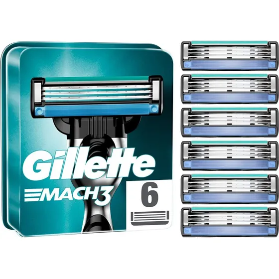 Gillette Mach3 barberblade 6 stk.