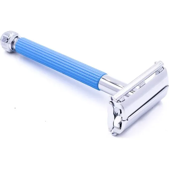 Parker 29L Double Edge barberskraber, blå