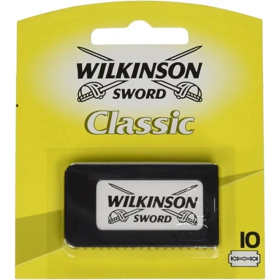 Wilkinson Sword Classic dobbeltskær barberblade 10 stk