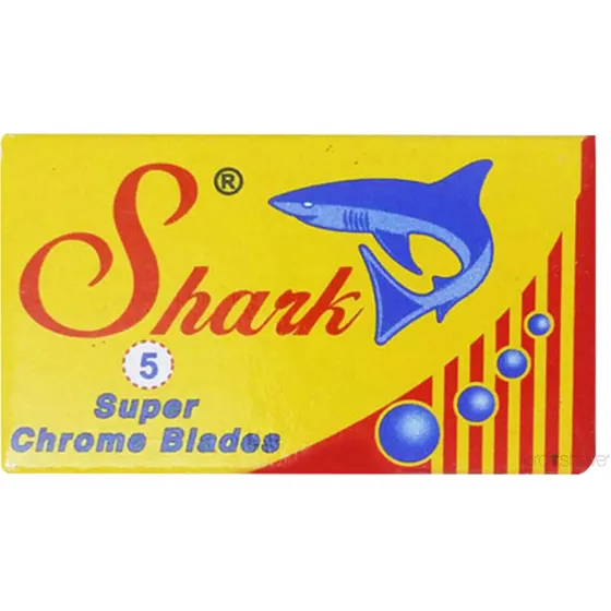 Shark Super Chrome DE barberblade, 5 stk