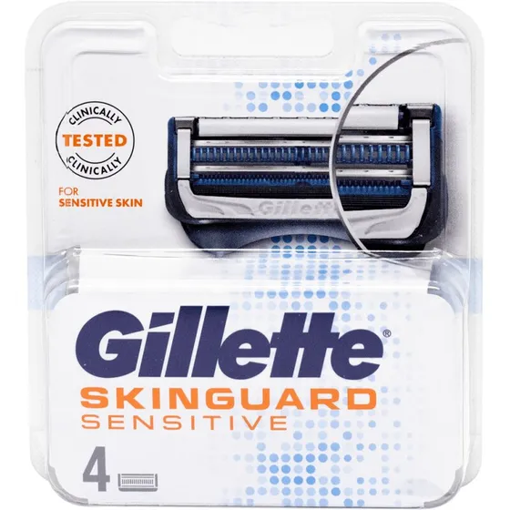 Gillette SkinGuard Sensitive barberblade, 4 stk.