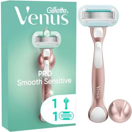 Gillette Venus Pro Smooth Sensitive rakhøvel med 1 blad