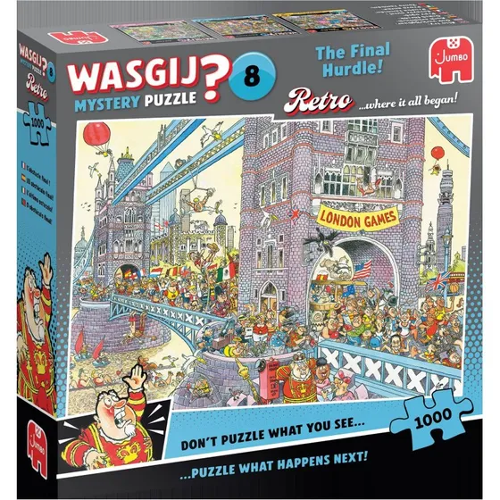 Wasgij Retry Mystery 8: The Final Hurdle! – 1000 brikker