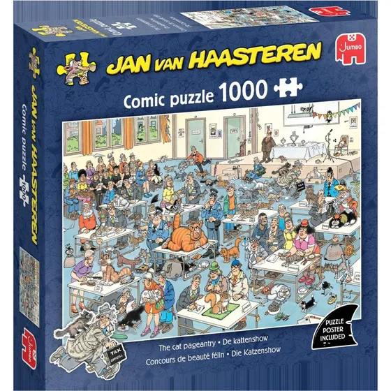 Jan van Haasteren The Cat Show – 1000 brikker