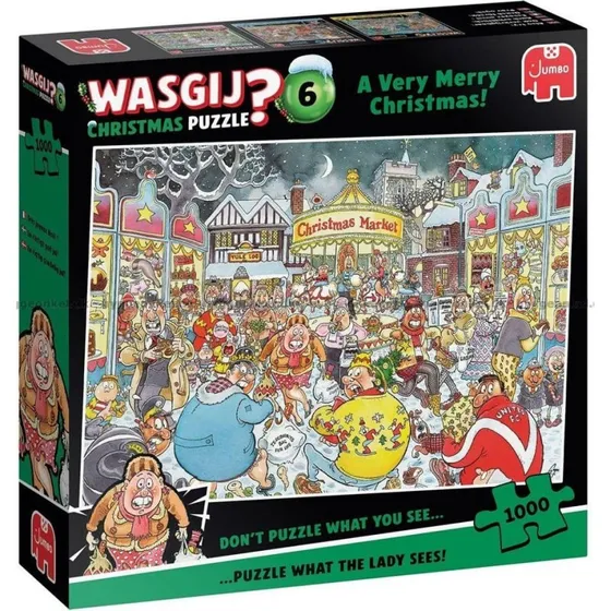 Wasgij Christmas 6 – 1000 Brikker, A Very Merry Christmas