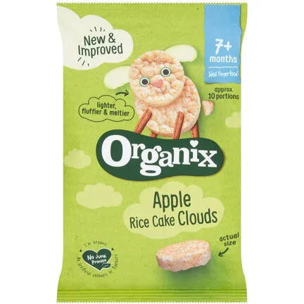 Organix Apple Rice Cake Clouds 40 g